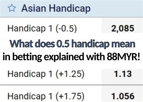 what does handicap mean in betting